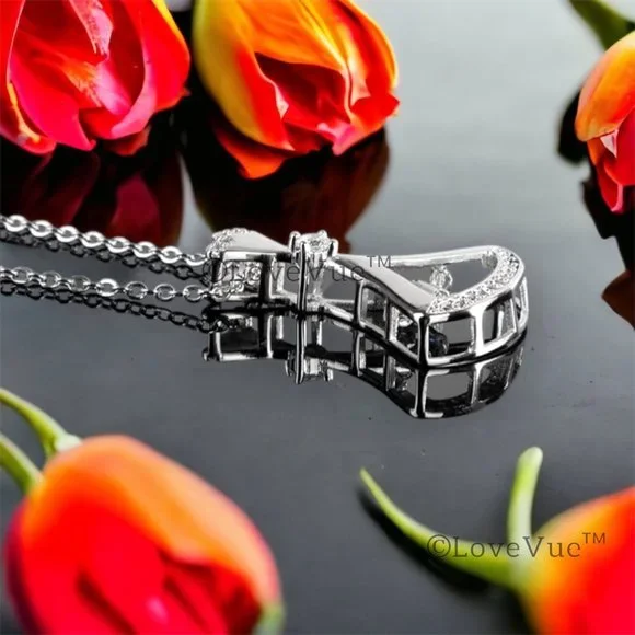 Certified 1/2ct. t.w. Diamond Dancing Princess Necklace - Picture 6 of 16